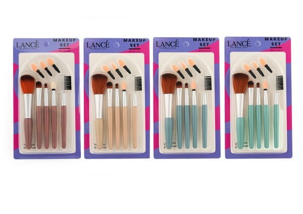 Lancé Professional 5li Makyaj Fırça Seti Renkli
