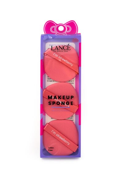 Lancé Professional 3lü Transparan Makyaj Süngeri Renkli