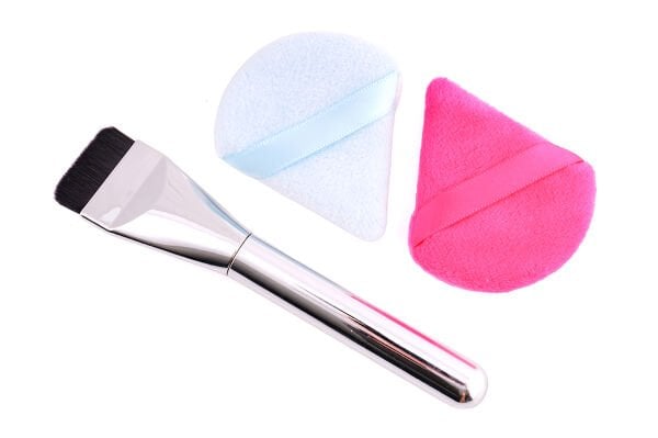 Lancé Professional Maske Fırçası & 2'li Puf Seti