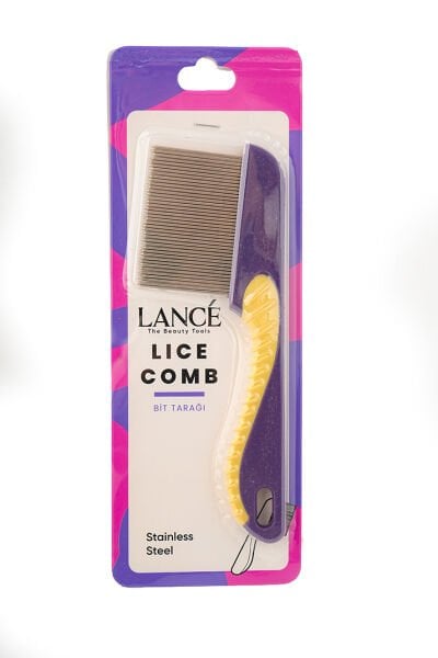 Lancé Professional Saplı Bit Tarağı Renkli