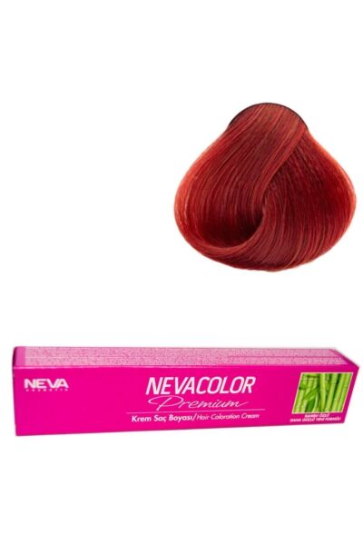 NEVACOLOR PREMİUM SAÇ BOYASI TÜP 8.66 NAR KIZILI