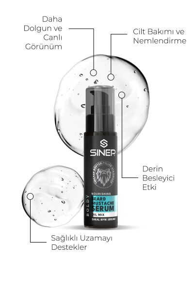 Sinep Sakal Bıyık Serumu Oil Mix 50 ml