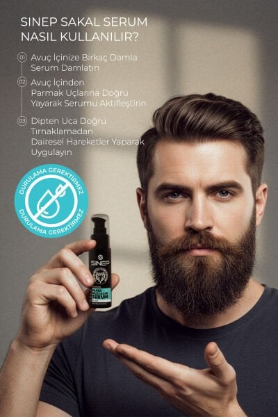 Sinep Sakal Bıyık Serumu Oil Mix 50 ml