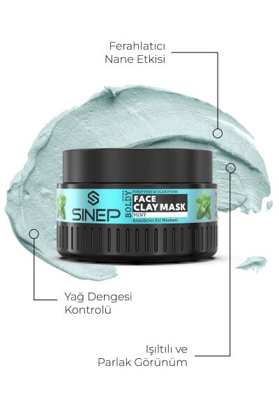 Sinep Arındırıcı Kil Maskesi Naneli 400 gr