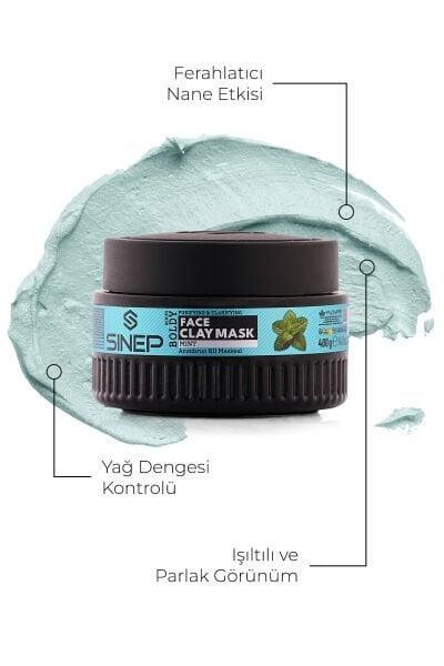 Sinep Arındırıcı Kil Maskesi Naneli 300 ml