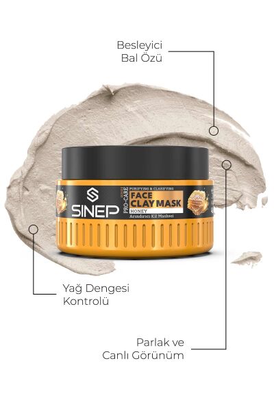 Sinep Arındırıcı Kil Maskesi Ballı 400 gr