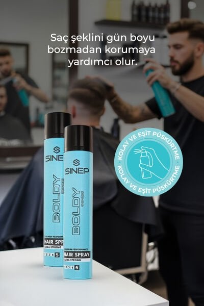 Sinep Ultra Sert Saç Spreyi 400 ml