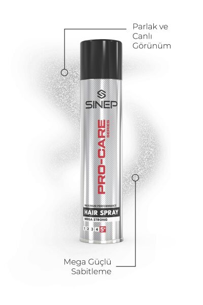 Sinep Mega Strong Saç Spreyi 400 ml