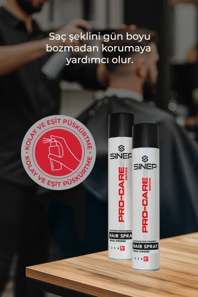 Sinep Mega Strong Saç Spreyi 400 ml