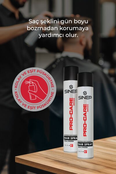 Sinep Mega Strong Saç Spreyi 400 ml
