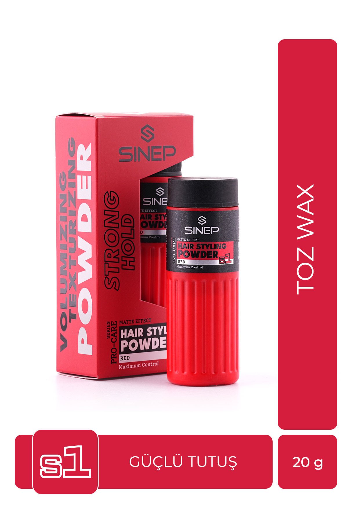 Sinep Toz Wax Güçlü Tutuş S1 Red 20 g
