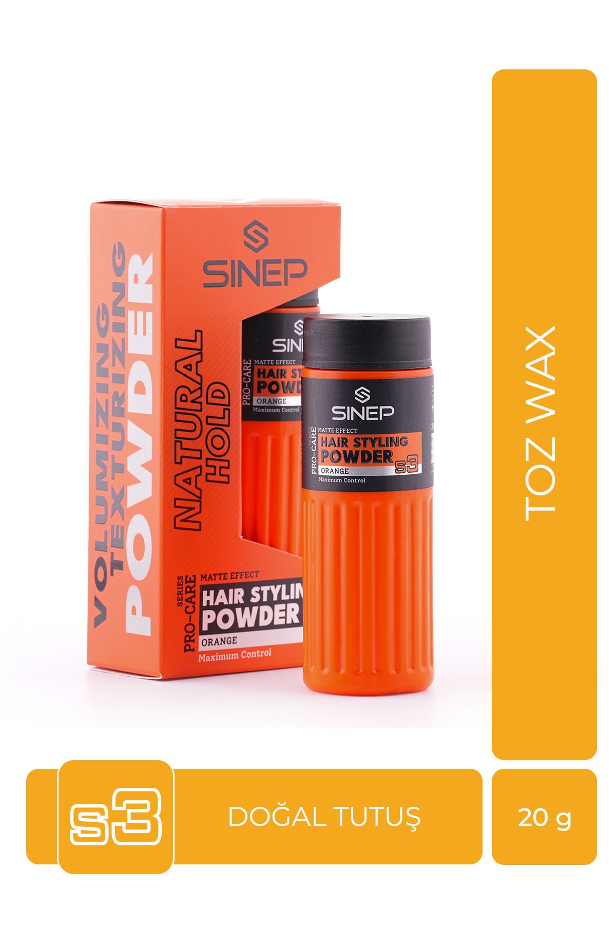Sinep Toz Wax Doğal Tutuş S3 Orange 20 g
