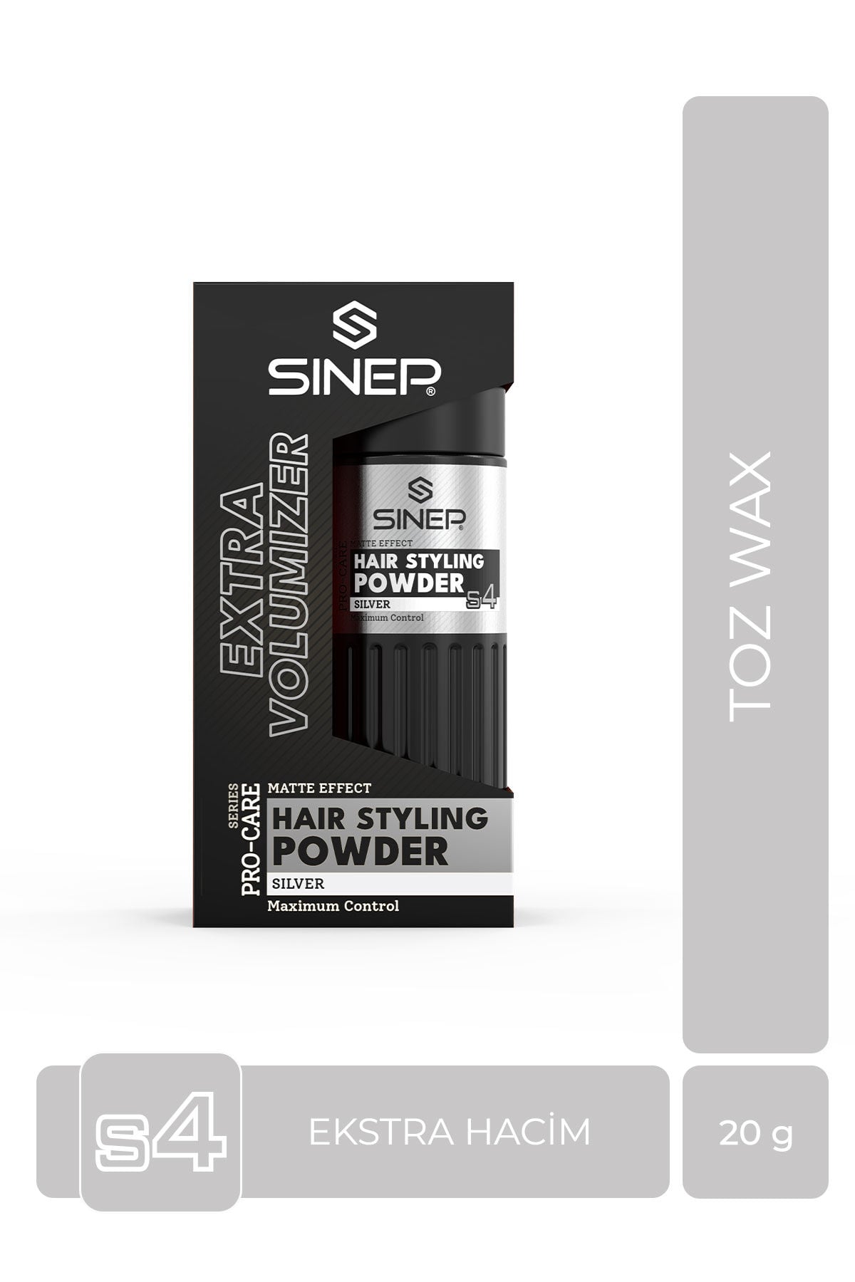 Sinep Toz Wax Ekstra Hacim S4 Silver 20 g