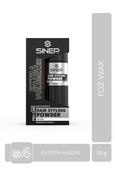 Sinep Toz Wax Ekstra Hacim S4 Silver 20 g