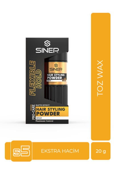 Sinep Toz Wax Ekstra Hacim S5 Gold 20 g