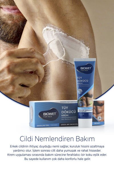 Biowet Erkeklere Özel Tüy Dökücü Krem 100 ml