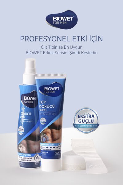 Biowet Erkeklere Özel Tüy Dökücü Krem 100 ml