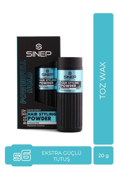 Sinep Toz Wax Güçlü Tutuş S6 Boldy Turquoise 20 g