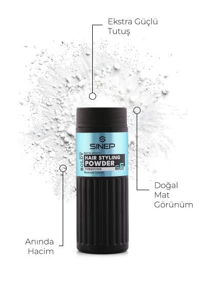 Sinep Toz Wax Güçlü Tutuş S6 Boldy Turquoise 20 g