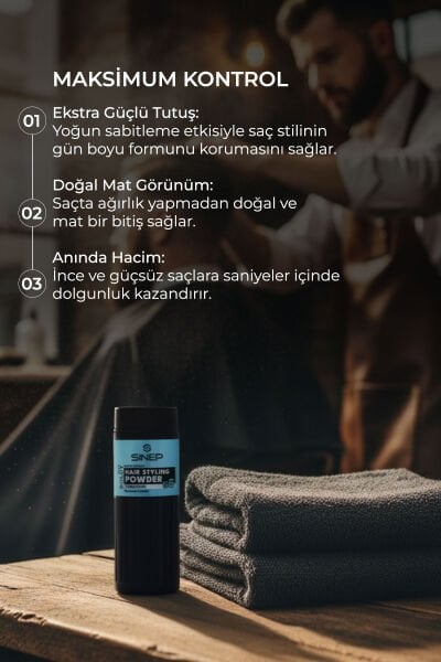 Sinep Toz Wax Güçlü Tutuş S6 Boldy Turquoise 20 g