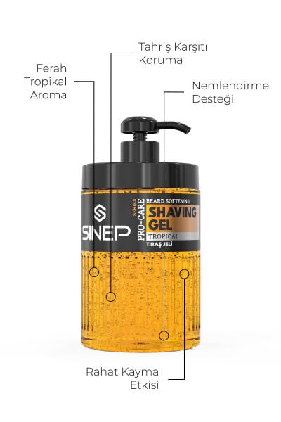 Sinep Tropical Tıraş Jeli 1000 ml