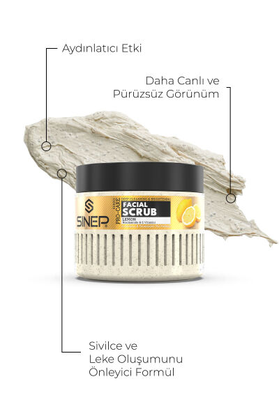 Sinep Aydınlatıcı & Temizleyici Yüz Peelingi Limon 400 ml