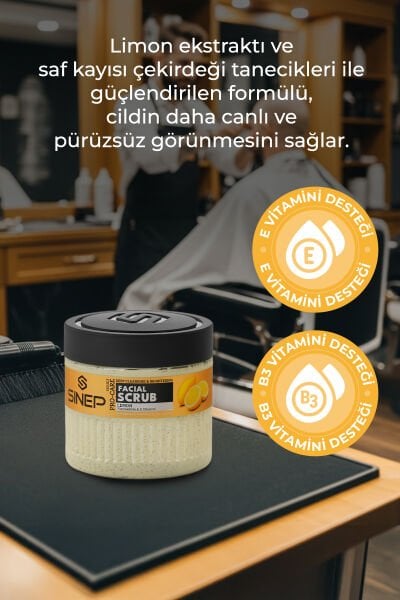 Sinep Aydınlatıcı & Temizleyici Yüz Peelingi Limon 400 ml