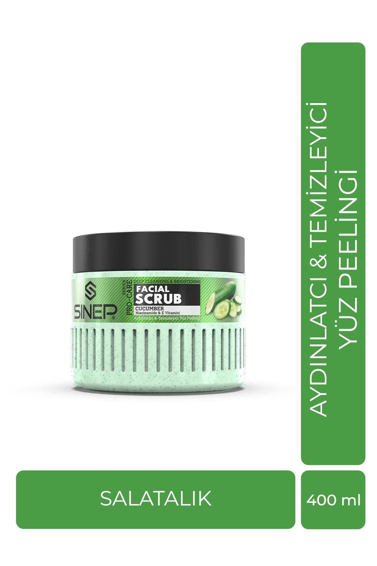 Sinep Aydınlatıcı & Temizleyici Yüz Peelingi Salatalık 400 ml