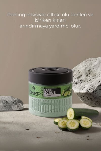 Sinep Aydınlatıcı & Temizleyici Yüz Peelingi Salatalık 400 ml