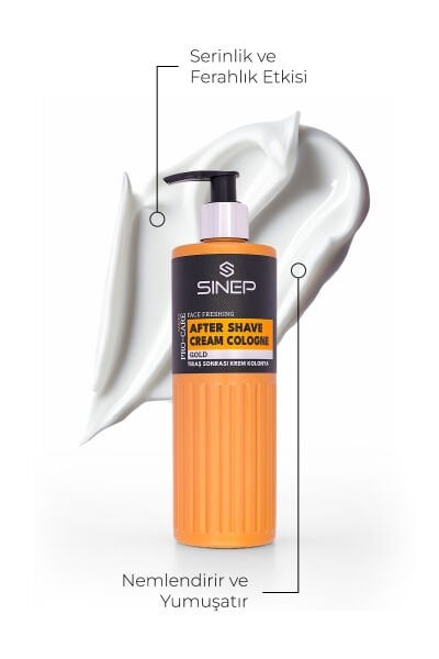 Sinep Tıraş Sonrası Krem Kolonya Gold 400 ml