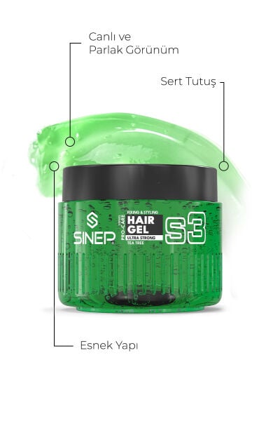 Sinep Ultra Sert Saç Şekillendirici Jöle 700 ml