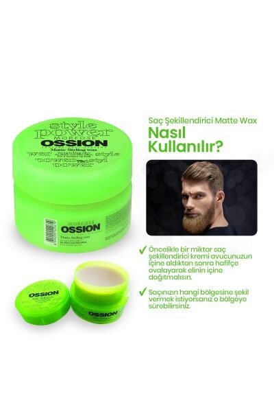 Morfose Ossion Saç Şekillendirici Mat Wax 100 ml