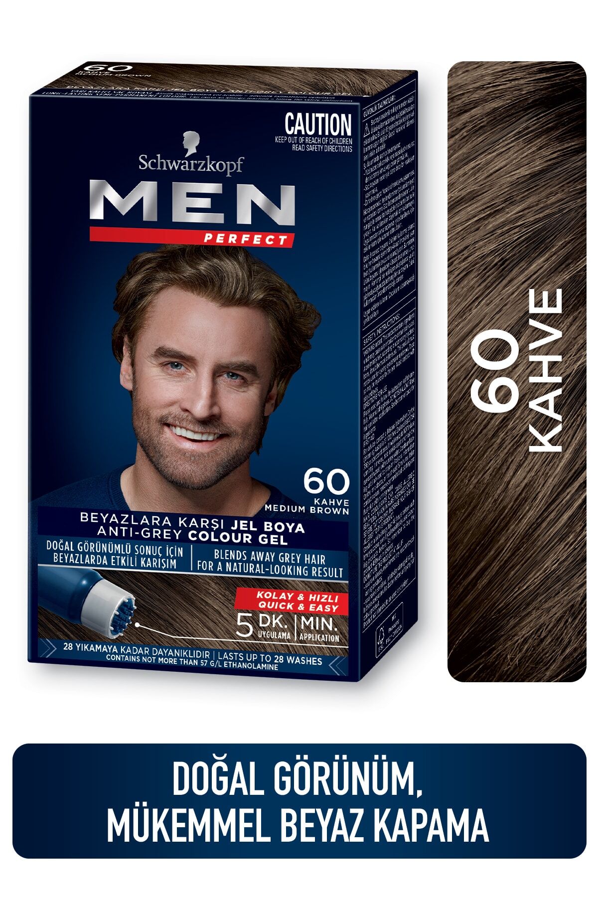 Palette Men Perfect Saç Boyası 60 Kahve
