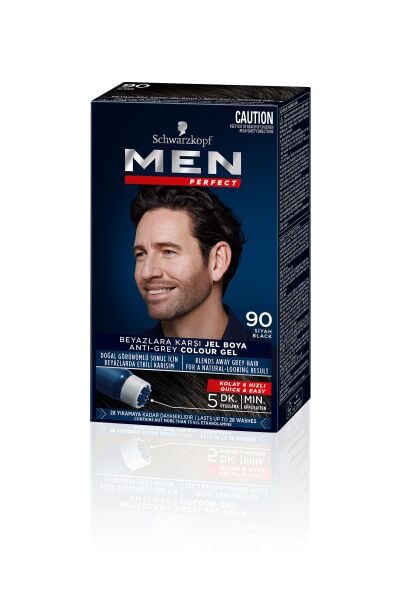 Palette Men Perfect Saç Boyası 90 Siyah