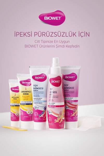 Biowet Hassas Ciltler İçin Tüy Dökücü Sprey 150 ml