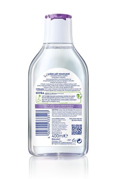 Nivea Yatıştırıcı Micellar Makyaj Temizleme Suyu 400 ml