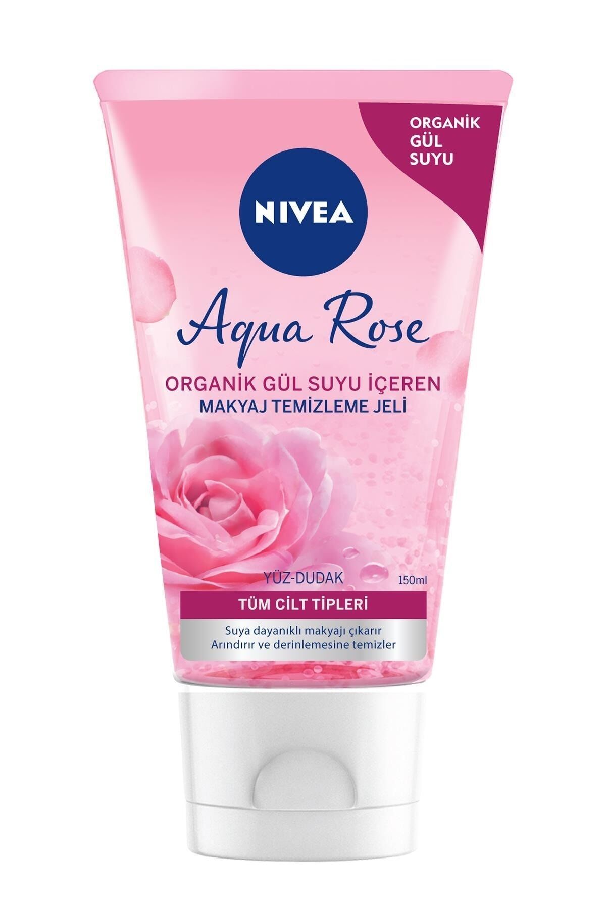 Nivea Aqua Rose Organik Gül Suyu İçeren Makyaj Temizleme Jeli 150 ml