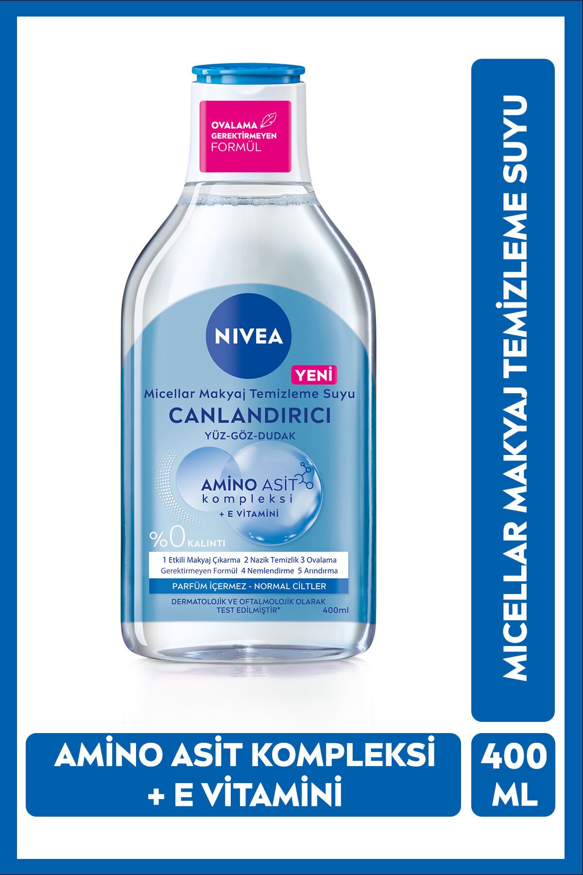 Nivea Micellar Makyaj Temizleme Suyu Canlandırıcı 400 ml