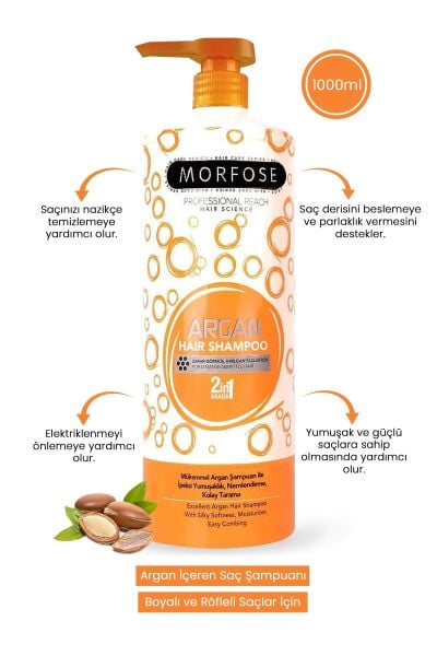 Morfose Argan Şampuan 1000 ml