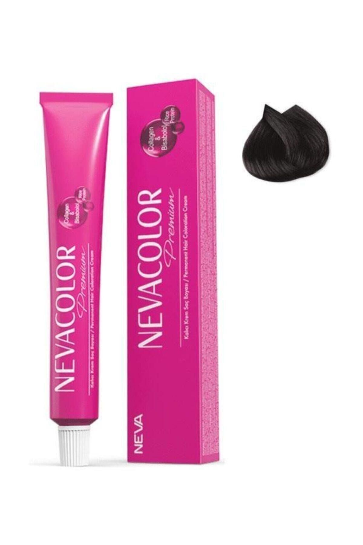 NEVACOLOR PREMİUM SAÇ BOYASI TÜP 4.0 YOĞUN KAHVE