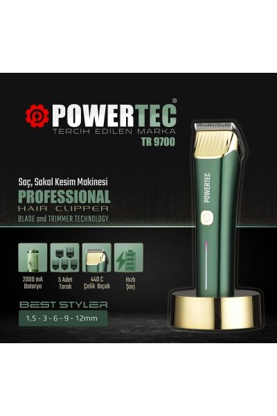 Powertec TR-9700 Traş Makinesi
