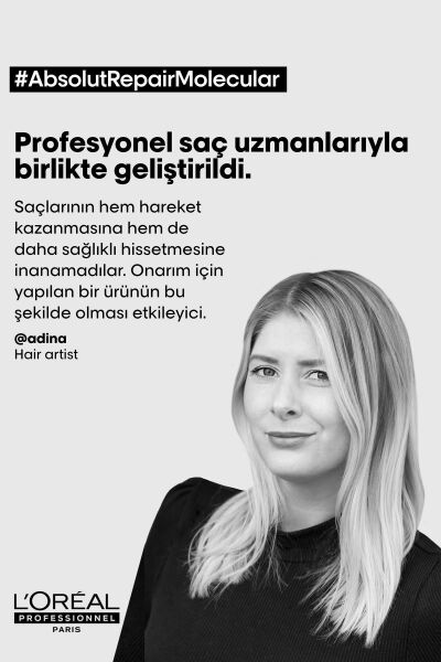 Loreal Professionnel Serie Expert Absolut Repair Molecular Tüm Yıpranmış Saçlar İçin Arındırıcı Şampuan 300 ml