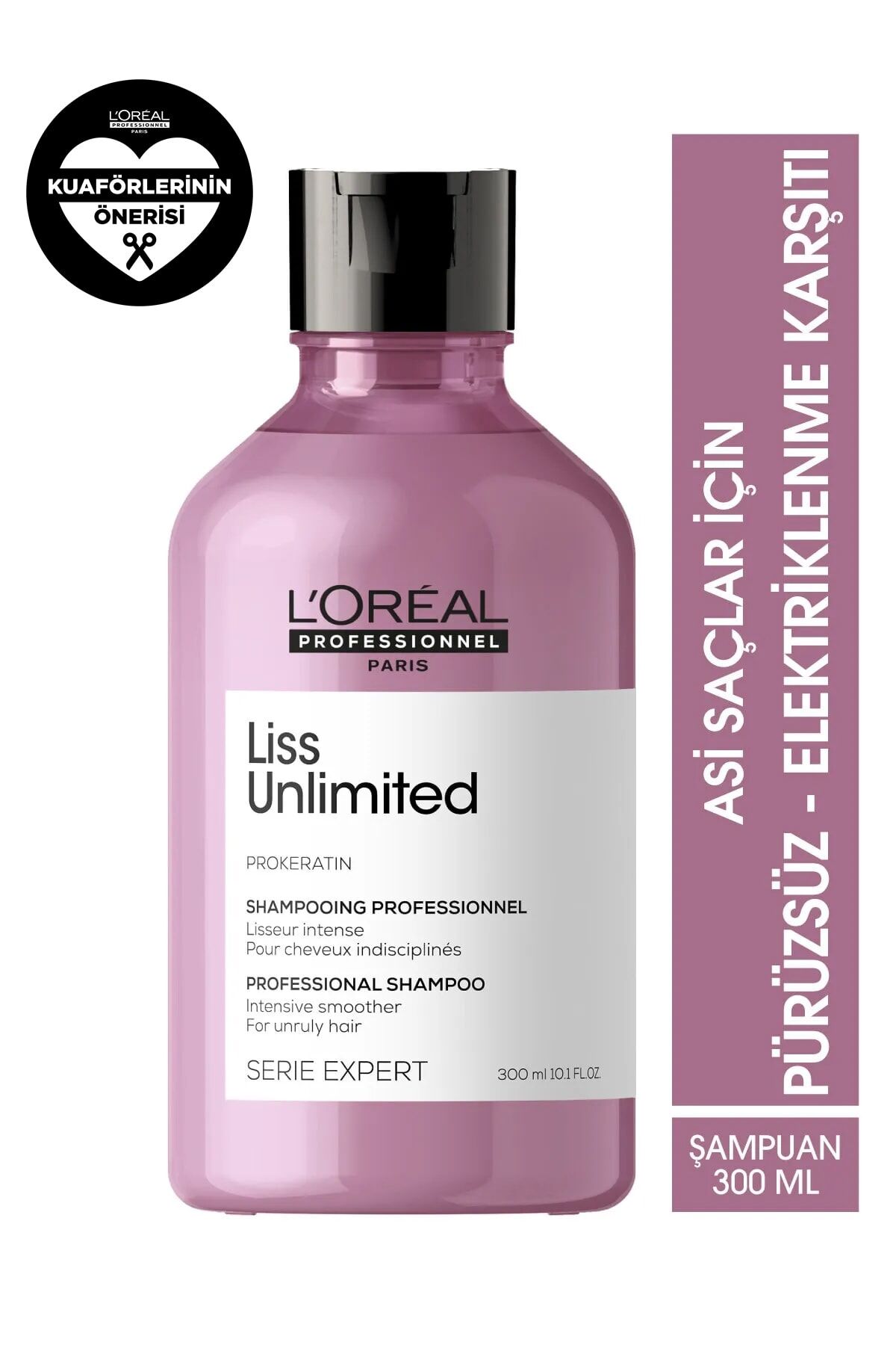 L'oreal Professionnel Serie Expert Liss Unlimited Elektriklenme Karşıtı ve Yumuşaklık Veren Şampuan 300 ml