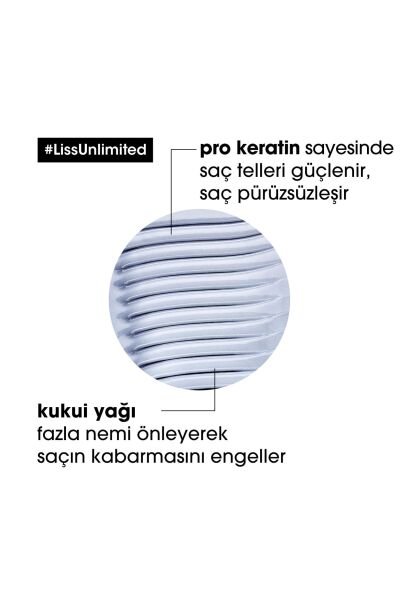 L'oreal Professionnel Serie Expert Liss Unlimited Elektriklenme Karşıtı ve Yumuşaklık Veren Şampuan 300 ml