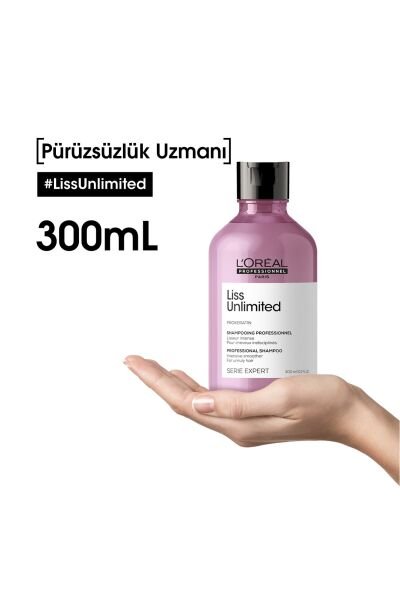 L'oreal Professionnel Serie Expert Liss Unlimited Elektriklenme Karşıtı ve Yumuşaklık Veren Şampuan 300 ml
