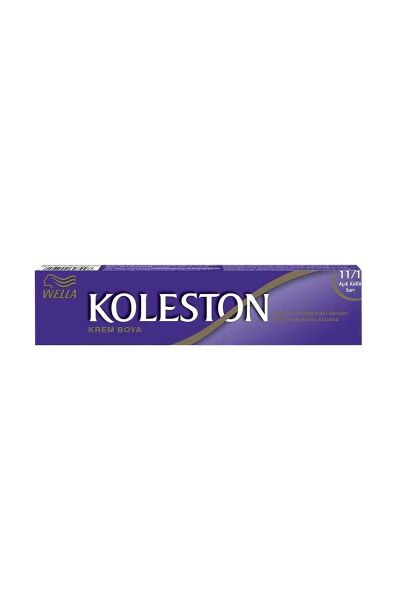 KOLESTON SAÇ BOYASI TÜP 11/1 AÇIK KÜLLÜ