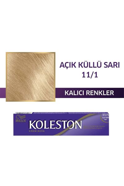 KOLESTON SAÇ BOYASI TÜP 11/1 AÇIK KÜLLÜ