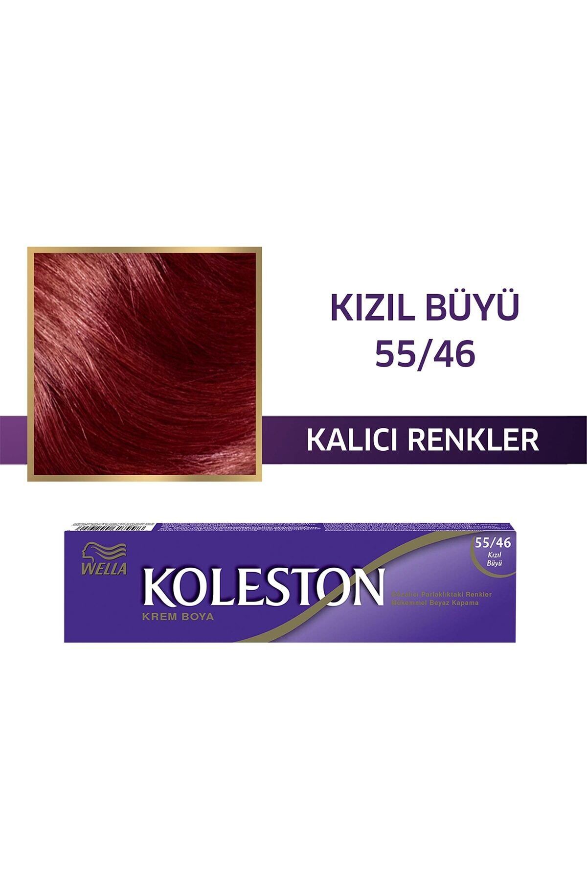 KOLESTON SAÇ BOYASI TÜP 55/46 KIZIL BÜYÜ