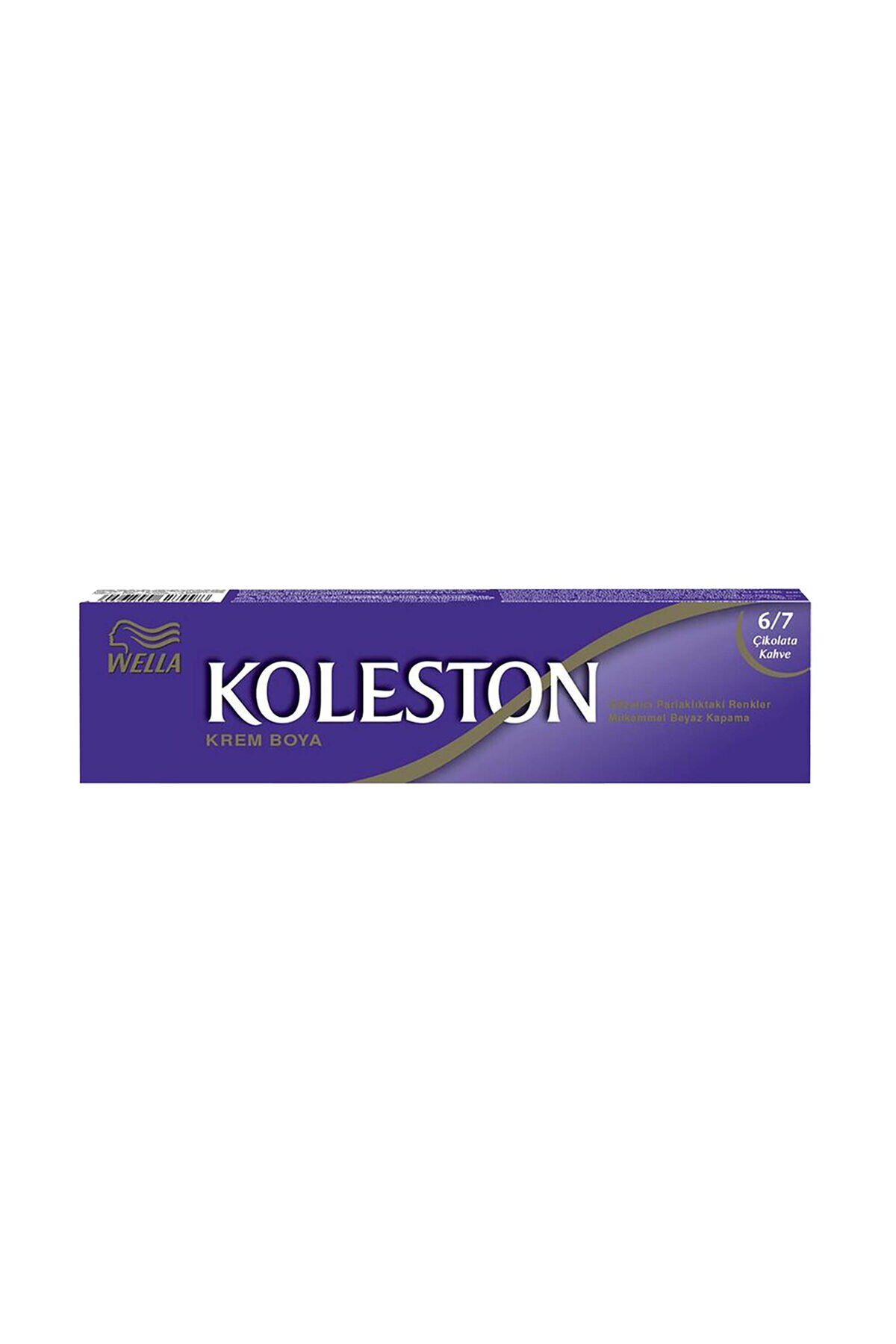 KOLESTON SAÇ BOYASI TÜP 6/7 ÇİKOLATA KAHVE