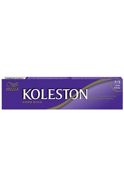 KOLESTON SAÇ BOYASI TÜP 7/3 FINDIK KABUĞU